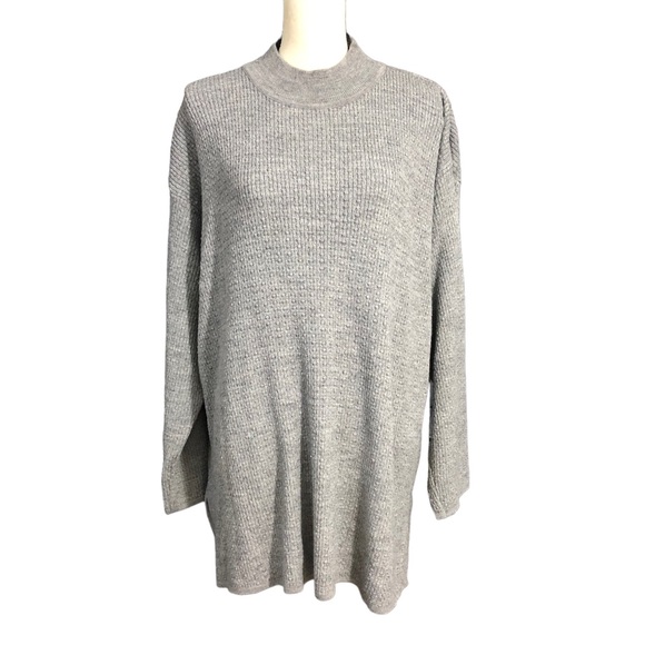 Outlander Sweaters - OUTLANDER Woman Wool Blend Textured Pullover Knit Sweater Gray Sz 3X.